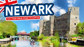 NEWARK ON TRENT  Full Tour of Newark from Town to Castle [upl. by Reyam]