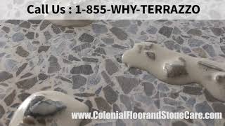 How to Repair Terrazzo Holes [upl. by Ainomar]