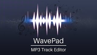 WavePad Audio Editing Tutorial  MP3 Track Editor [upl. by Tecu]