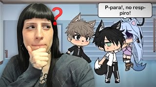 Reacciono a TODA MI SERIE DE GACHA LIFE 😰 parte 1 [upl. by Joo136]