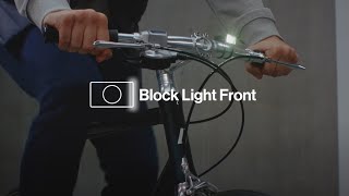 Bookman Block Front  compact rechargeable bicycle light [upl. by Ailegave267]