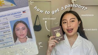 HOW TO GET A PASSPORT 2022  requirements process step by step 🇵🇭 [upl. by Nohs]