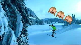 Skiing and jumping in the Feldberg mountains Black Forest [upl. by Werna129]