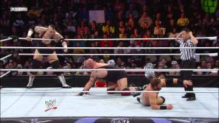 Brodus Clay amp Tensai vs Michael McGillicutty amp JTG WWE Superstars March 22 2013 [upl. by Areip760]