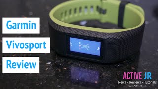 Garmin Vivosport review  Best Fitness tracker 2017 [upl. by Naitsirhk]