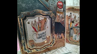 Crafting with Hunkydory Memorable Moments Worlds Greatest Dad [upl. by Barbi131]