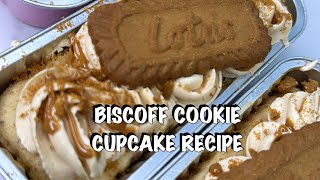 Biscoff Cupcake Recipe  Biscoff Recipe  Biscoff Mini Cakes  Recipe  Biscoff Cookie [upl. by Eliza770]