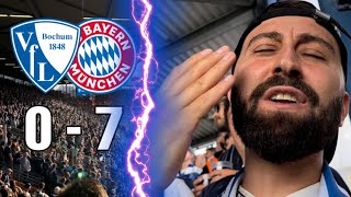 WIR WURDEN ZERHACKT STADIONVLOG  BOCHUM VS BAYERN [upl. by Alameda]