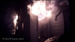 House Fire 2ND DUE ENGINE EXTINGUISHES Fire Helmet Cam [upl. by Yenahpets]