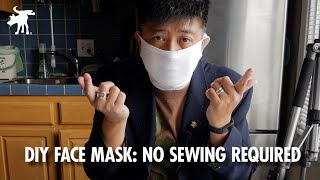 DIY Cloth Face Mask No Sewing Required [upl. by Ais993]