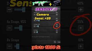 Scarl🔥 Sensitivity settings🎯📱4x scopezero recoil sensitivitybgmipubgmobileshortsviral [upl. by Critchfield]