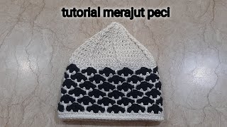 Crochet Tutorial merajut pecikopiah [upl. by Marentic538]