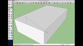 sketchup how to make a hip roof [upl. by Kaufman22]