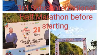 3rd International Half Marathon 2024 before starting  LaitsohpliahSohra [upl. by Tobie]