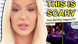 TANA MONGEAU TOUR DISASTER so scary [upl. by Emsmus]