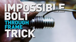 How to Fish A Bolt Into A Hard To Reach Spot [upl. by Rasecoiluj]