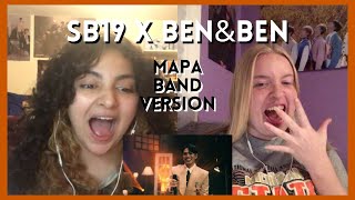 SB19 and BenampBen  MAPA Band Version Official Video REACTION finally [upl. by Halstead]