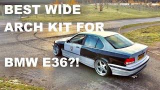 BMW E36 OVERFENDERS INSTALL [upl. by Joette]