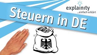 Steuern in Deutschland einfach erklärt explainity® Erklärvideo [upl. by Ahsuatan]