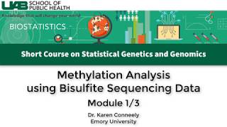 Bisulfite Methylation Sequencing Analysis  Module 1 [upl. by Jacinthe]