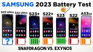 ULTIMATE 2023 Samsung Battery Test [upl. by Sakhuja]