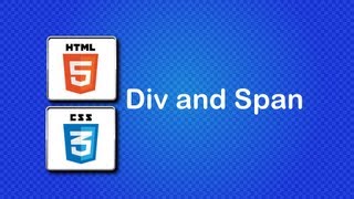 HTML5 and CSS3 Beginner Tutorial 19  Div and Span [upl. by Aynahs]