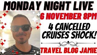 Monday Night LIVE with Travel Blog Jamie 6 November 2023 [upl. by Olegnaed]