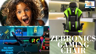 Zebronics Gaming Chair GC1400  Gaming Chair Assembly [upl. by Coopersmith]