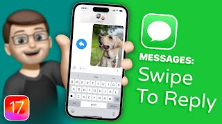 Swipe to Reply in Messages on iOS 17 [upl. by Ier856]