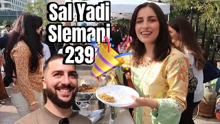 Festival la Slemani 🎉🤩 Sal Yadi Slemani 239 [upl. by Nairda767]