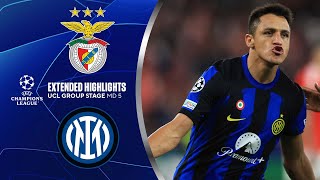 Benfica vs Inter Extended Highlights  UCL Group Stage MD 5  CBS Sports Golazo [upl. by Davin]