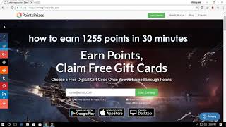 Pointsprize 1250 free point FREE PAYPAL MONEY [upl. by Thera]