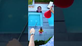 Awesome water balloon prank😂🤣 [upl. by Luttrell]