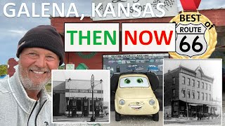 Best of Route 66 Galena Kansas Cars on the Route Old tour Then amp Now Before amp After [upl. by Ary]