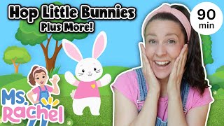 Hop Little Bunnies Hop Hop Hop  More Ms Rachel Nursery Rhymes amp Kids Songs [upl. by Berky]