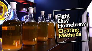 8 Different Ways to Clear Homebrew WineCiderMeadBeer [upl. by Annid]