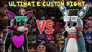 BAILEE VS RYE  FNAF Ultimate Custom Night 1vs1 CHALLENGE [upl. by Dloreg]