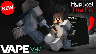 CHEATING ON HYPIXEL THE PIT WITH NEW VAPE V4 Config Release [upl. by Adebayo]