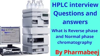 HPLC interview Question and Answer  HPLC QampA  Pharmabeej [upl. by Cagle]