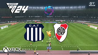 EA FC 24  Talleres vs River Plate  Liga Argentina  Next Gen  Series X 4K 60FPS [upl. by Hayse]