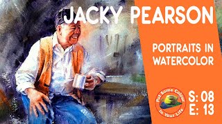 Watercolour painting techniques and how to paint portraits with Jacky Pearson I Colour In Your Life [upl. by Velvet447]