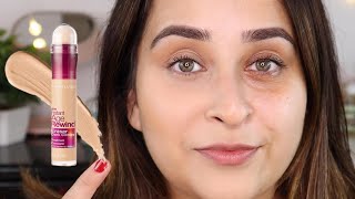 Maybelline Instant Age Rewind Concealer Flawless Base  Quick Concealer Review  All Swatches [upl. by Kendry225]