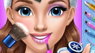 Princess Gloria Ice Salon  Play Makeup Dress Up Makeover Games  Gameplay Android Video [upl. by Nauqas]