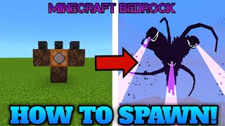 How To Spawn The WitherStorm In Minecraft Bedrock [upl. by Thevenot]