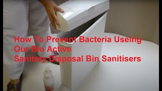 How To Sanitise amp Service Feminine Sanitary Hygiene Unit Bins [upl. by Kaylil]