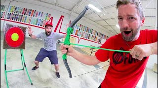 GAME OF BOW amp ARROW   Epic Trick Shots [upl. by Brett]