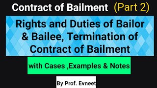 SPECIAL CONTRACTS  CONTRACT ACT 1872  GUARANTEE INDEMNITY BAILMENT PLEDGE AGENCY [upl. by Enetsirk]