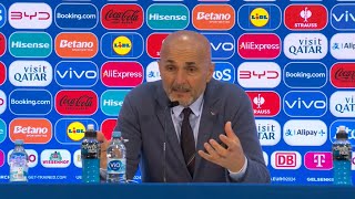 Spalletti dopo SpagnaItalia 10 «Troppa differenza nelle gambe errori nei passaggi facili» [upl. by Nhguavahs]