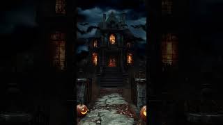 Haunted House Halloween Live Wallpaper 🎃🦇 Free Download 🔗 in Description [upl. by Ritch971]