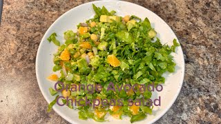 Orange Avocado Chickpeas Salad [upl. by Cyna]